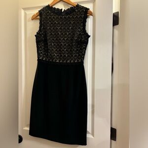 Black and gold formal dress by ivanka trump, size 2